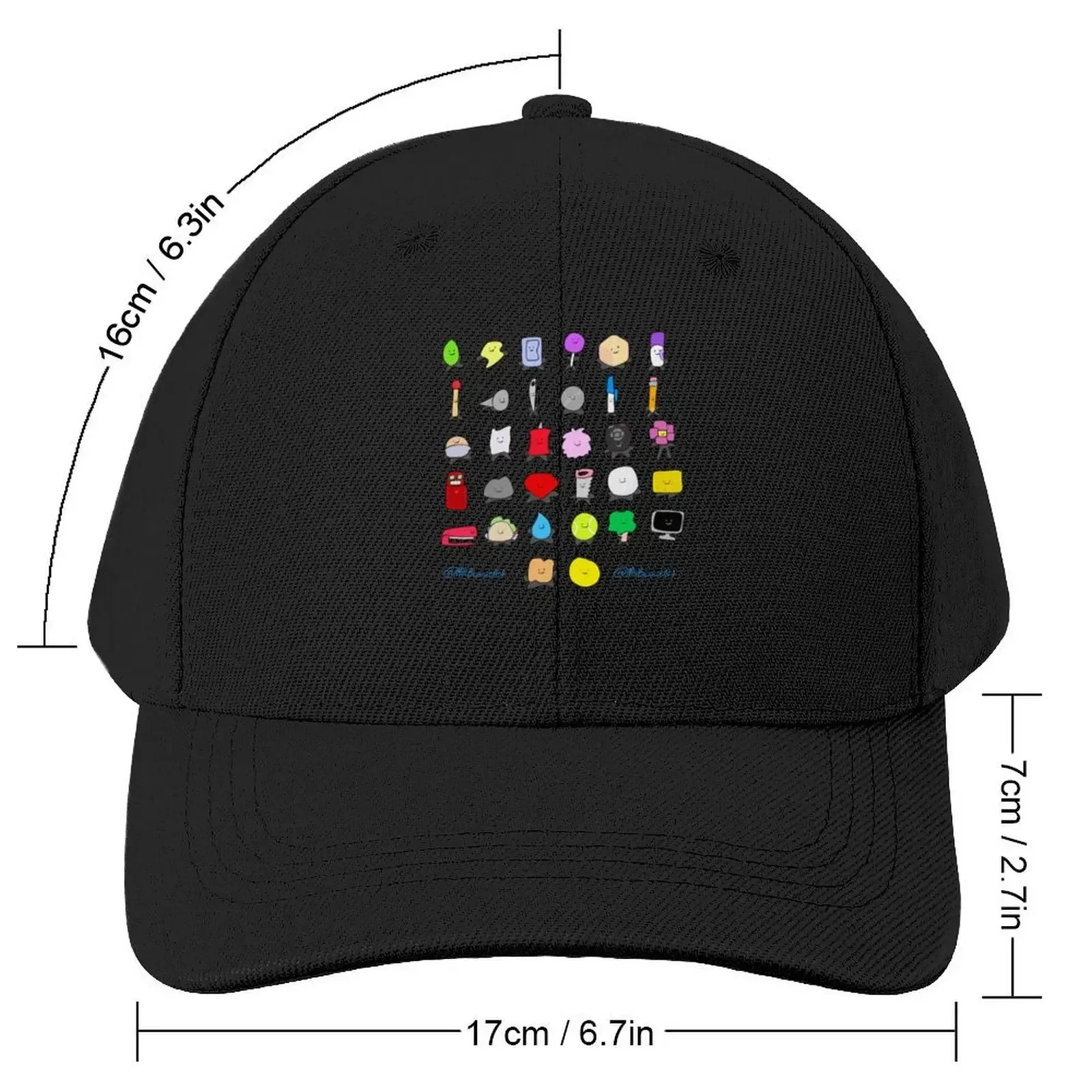 Bfdi All Contestants Pack Part 2 Baseball Cap Uv Protection Solar Hat Sun Cap beach hat Woman Hats Men's