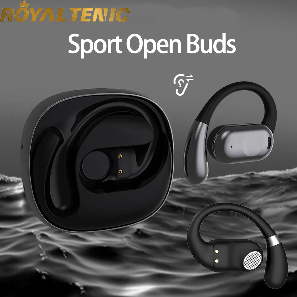 

Y11 OWS Open Single ear buds Wireless Digital display Bt 5.4 Noise cancelling Headphones Headset Ear hook Sports TWS Earphones