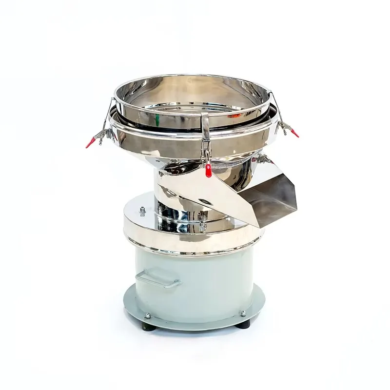 Small Diameter 450mm Vibrating Solid Liquid Separator Filter for Laboratory Industrial Liquid Filtration