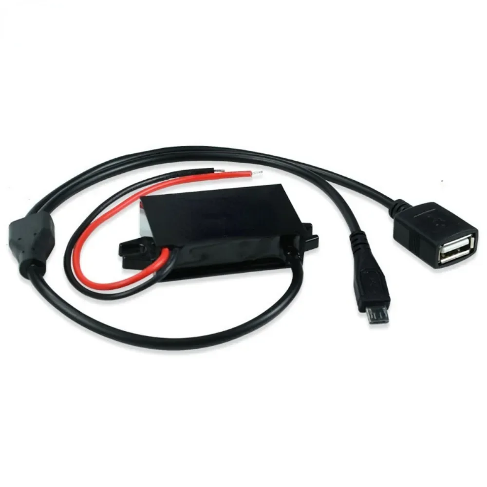 12V24V to 5V 3A Car Power Converter Mini Micro USB Output Adapter Step Down Voltage Power Supply DC-DC with Reverse Protection