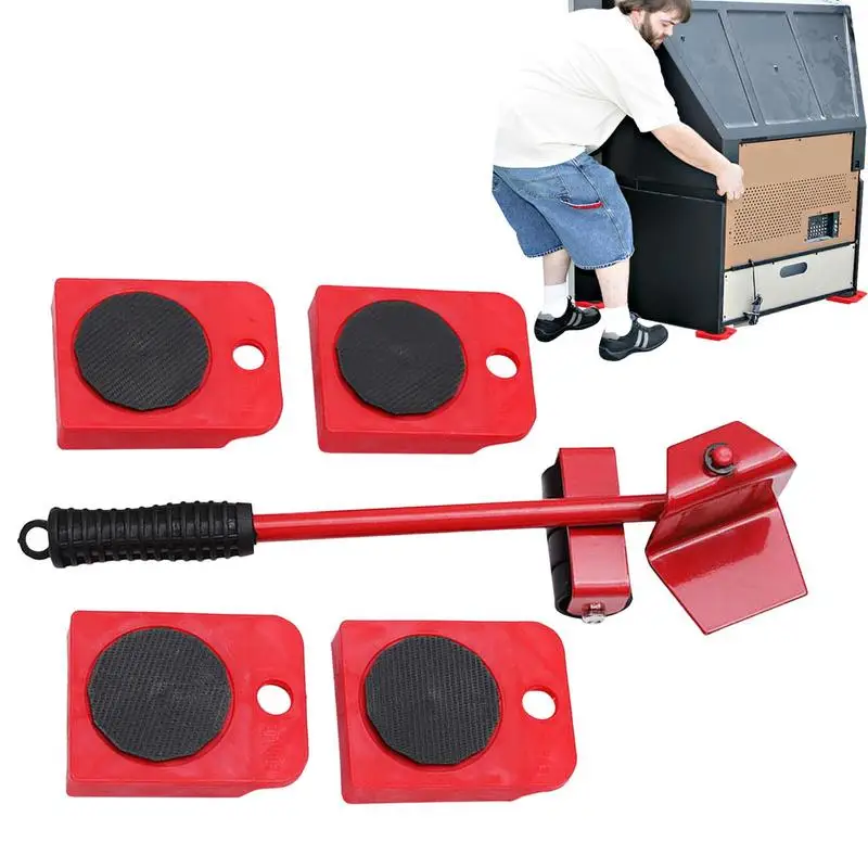 

Furniture Movers Sliders Appliance Roller with 4 Wheel Heavy Duty Furniture Lifter Moving Kit With 360 Degree Rotatable Pads