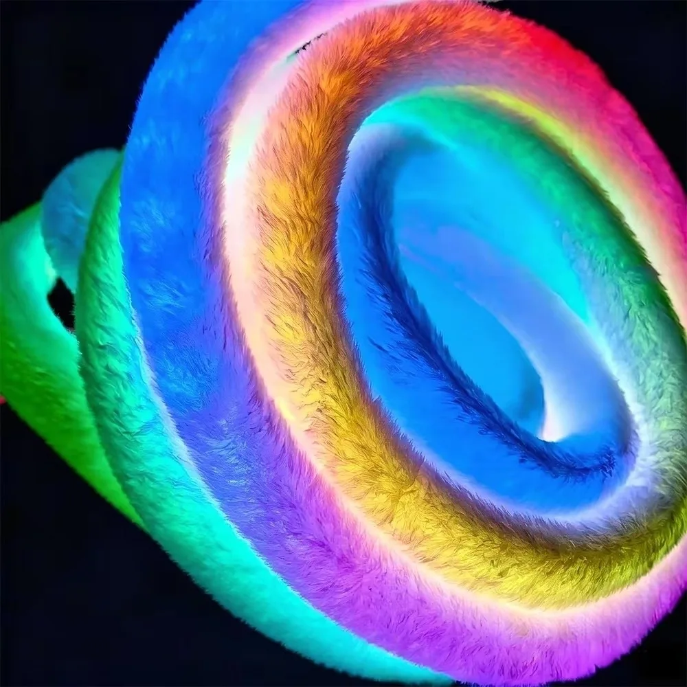 Flowing Water 360 Degree LED Neon Strip Light Round Addressable RGB IC Pixel Light RGB IC USB Power Neon Strip Light TV