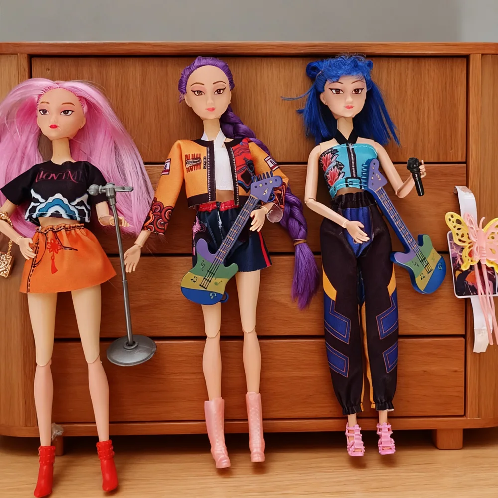 2026 رائجة البيع أنيمي KPop شيطان الصيادين دمية لعبة من الفينيل رومي ميرا زوي شخصية قناع الفينيل تمثال هدية عيد ميلاد مروحة نادي الهدايا #6