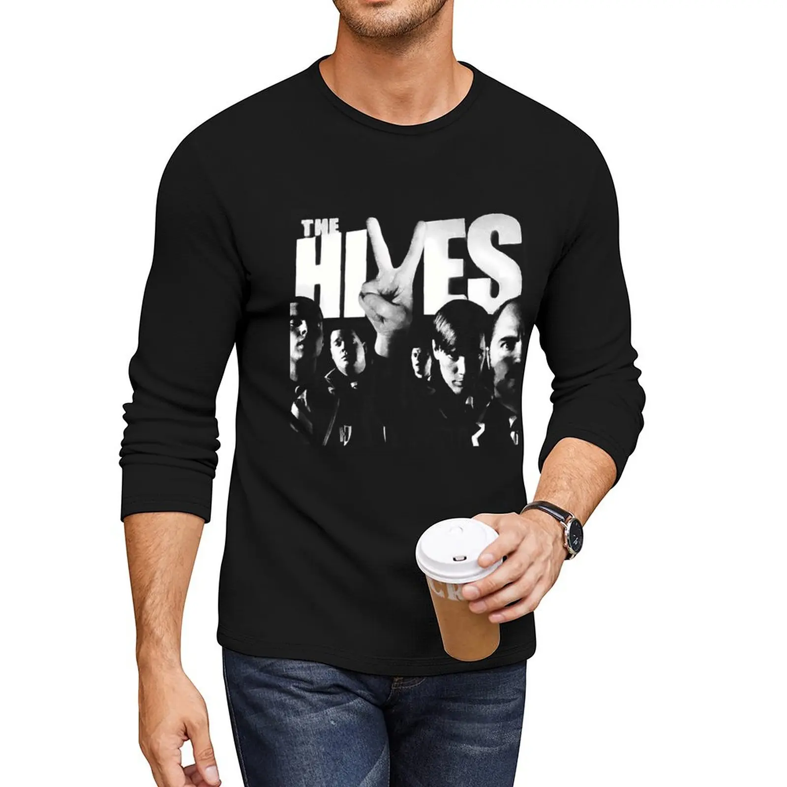 The Hives Band Long T-Shirt plain t-shirt Aesthetic clothing boys animal print shirt black t shirts for men