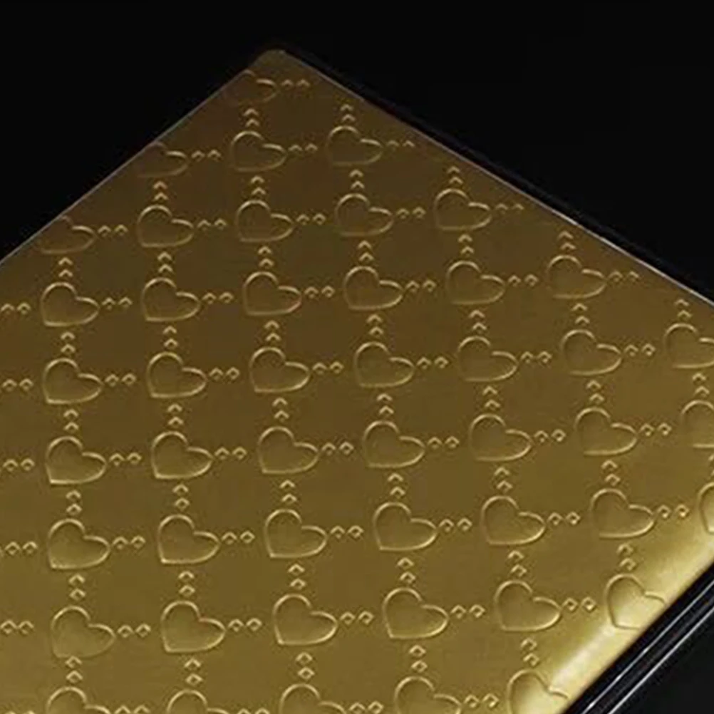

Show Book Golden Long-Lasting Glue Display Tool Fine Workmanship Distinction Card Professional Manicure Holder Colorful Showcase
