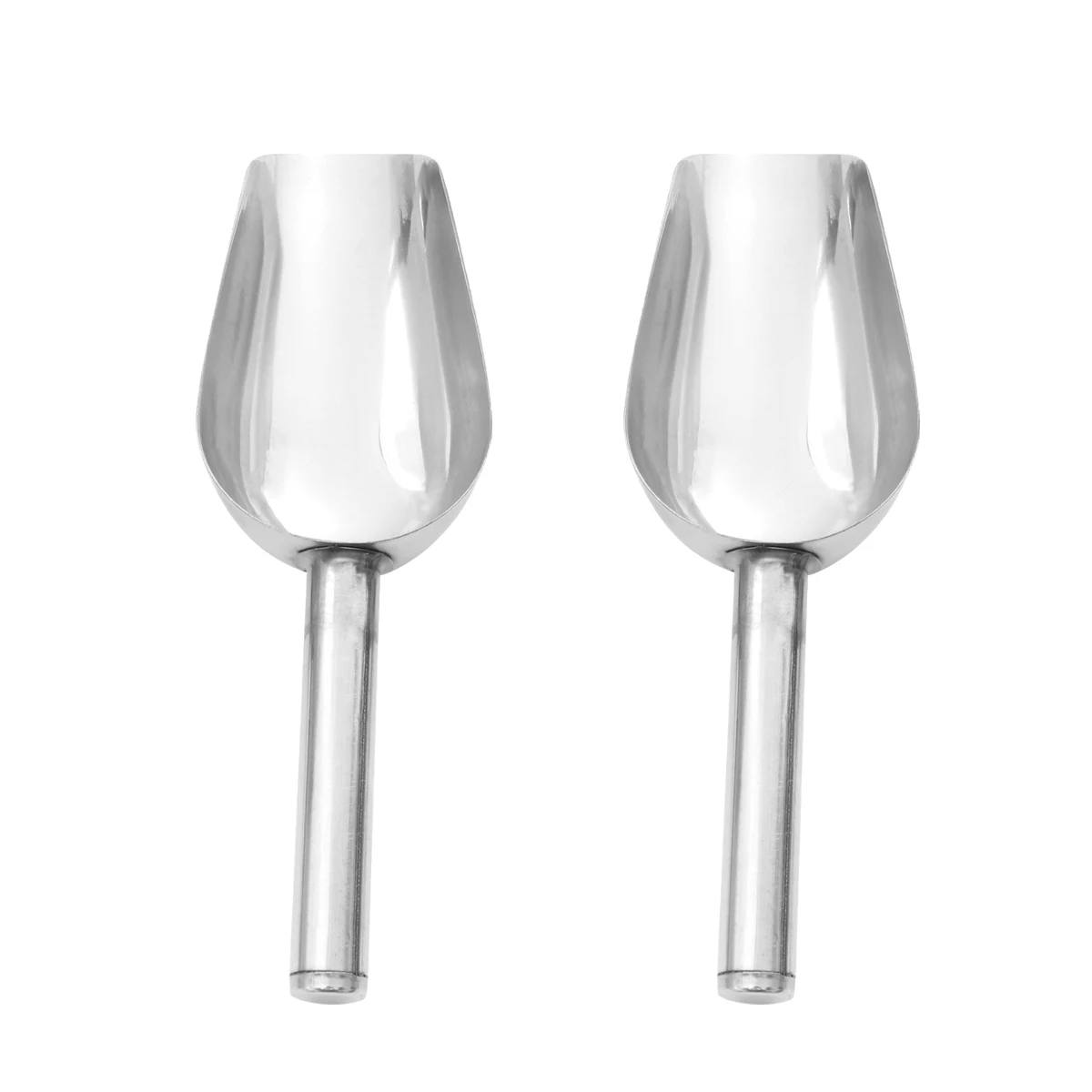

3 Pcs Multipurpose Shovel Scoop Stainless Steel Ice Cube Grain Rice Food Metal Shovel Silver Holes Practical H Suitable