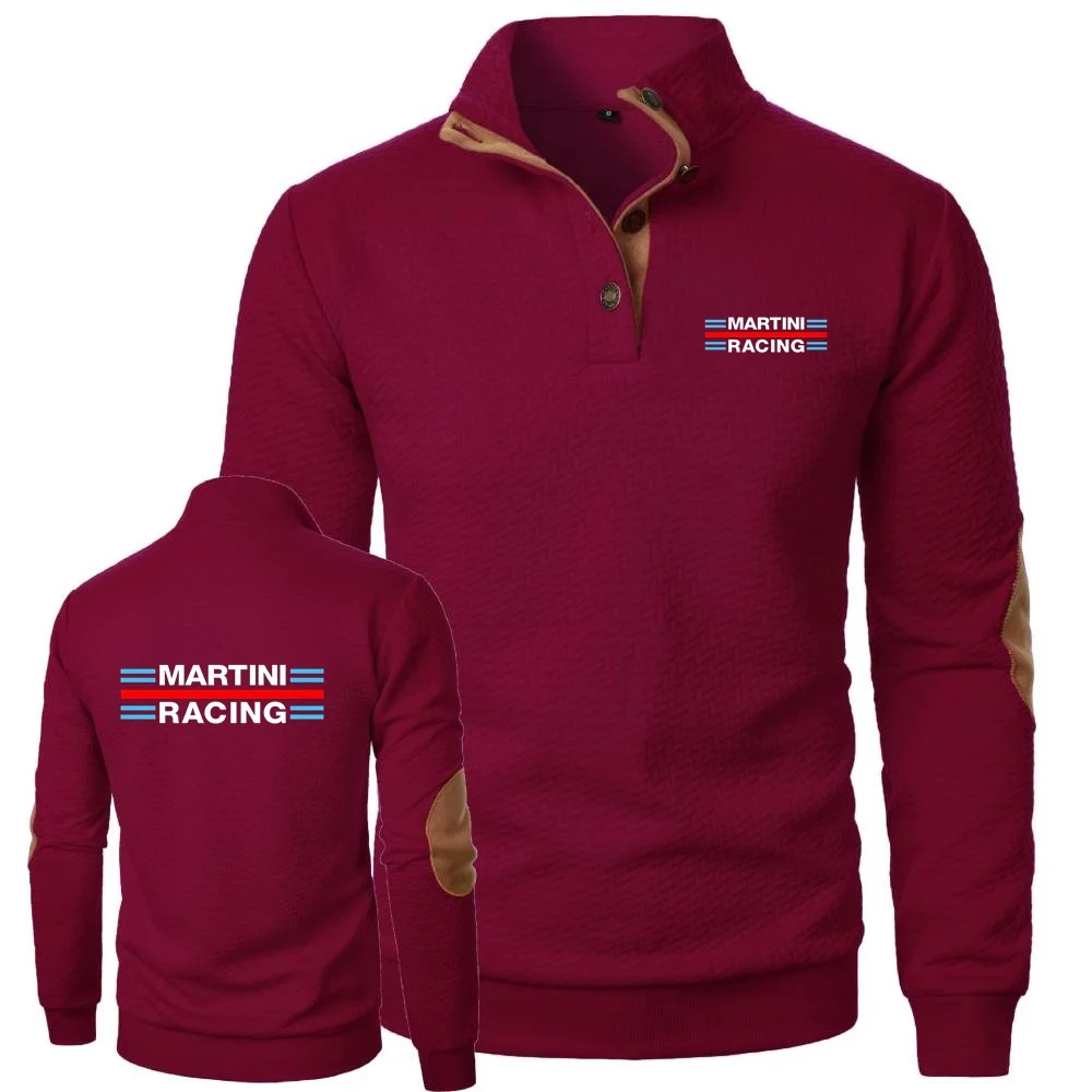 مارتيني سباق البلوز الكمال الرجال الدراجات إكسبيديشن سترة يندبروف الصوف البلوز ملابس رياضية الشارع الياقة المدورة سترة #5
