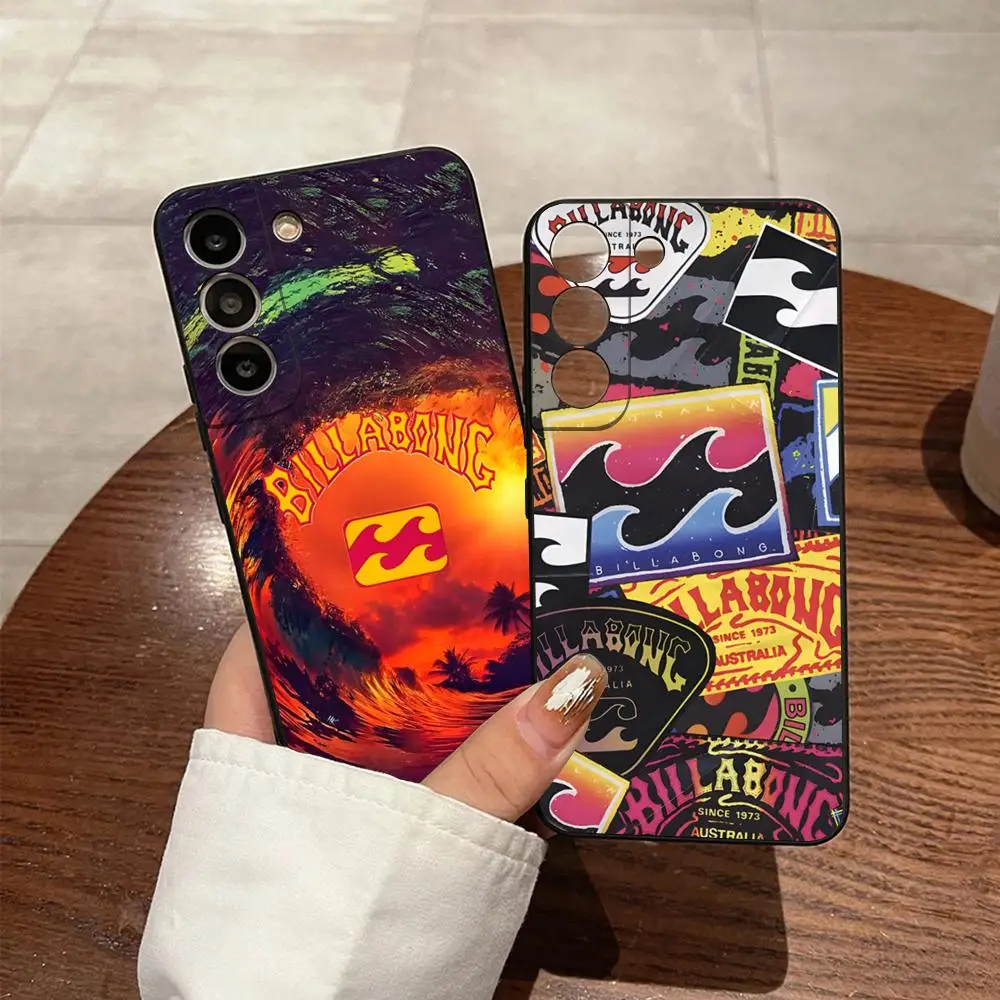 C_Casual-S-Surf-B_BillabongeS Capa de telefone para S23 Fe Samsung S24 Ultra S25 S22 S20 S21 Plus A54 A34 A53 A16 Capa traseira