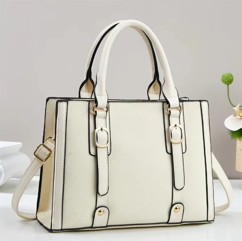 

Casual Chic Women's Handbag Trendy Shoulder Crossbody Bag High Aesthetic Value PU Material Retro Large Capacity Female Tote Sac