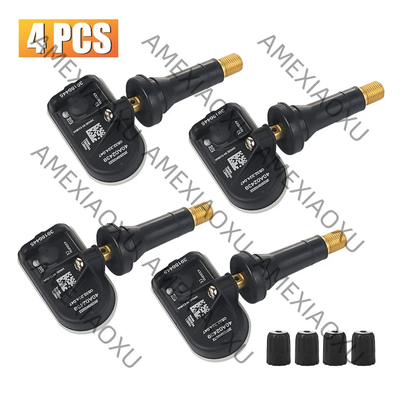4Pcs TPMS Tire Pressure Sensor For Vauxhall Astra K 2016- On Insignia B 2018-On YQ00956280 39186445 YR00254380 13506028 39243434