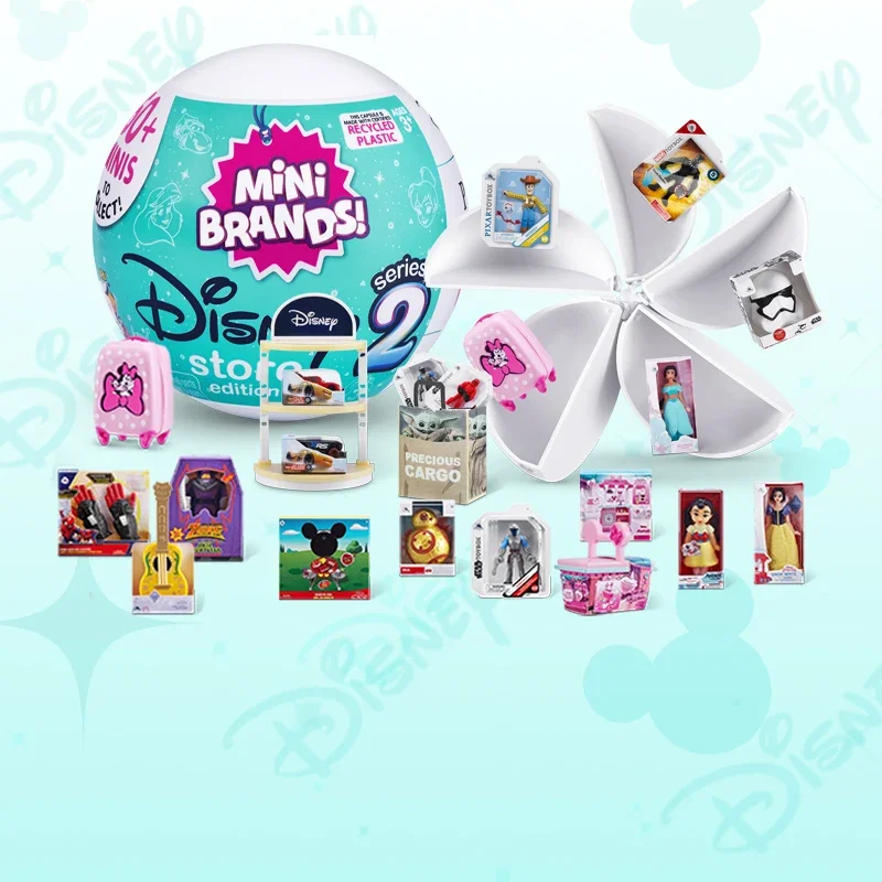 

Disney 5x Surprise Ball Mini Brands Store Edition Series 2 Blind Box Doll Gifts Toy Model Anime Figures Collect Ornaments