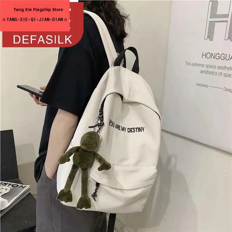 

Harajuku Sle ex Bapa for High School College Students Double oulder Bag Men's Model Junior High School Universal