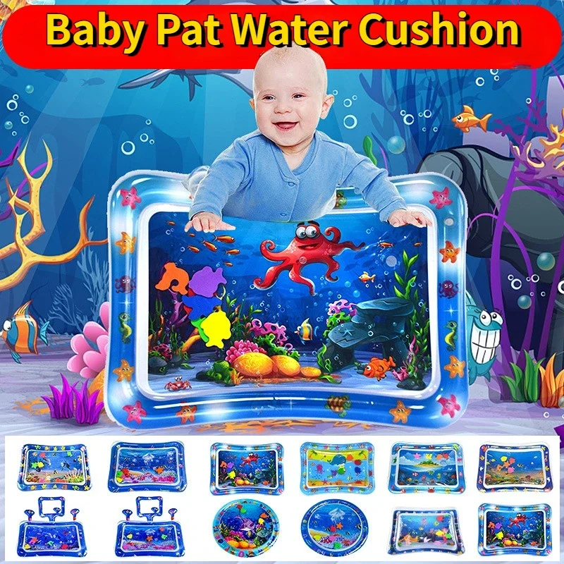 Amazon Baby Racket Water Cushion Crawling Training Racket Mat CE Certification Thickened Children Water Cushion Pai Pai Le Cushi