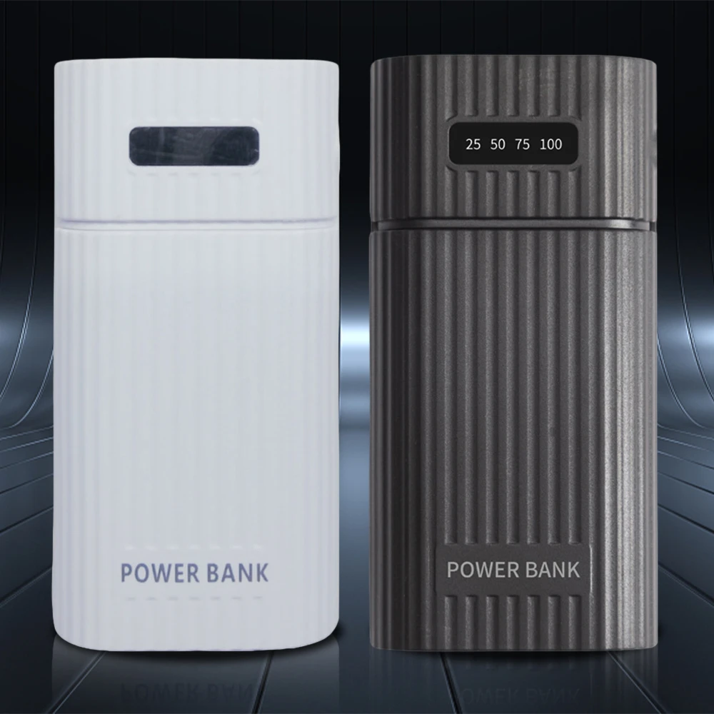18650 21700 DIY Power Bank Box No Soldering PD Multi-protocol Fast Charging 18650 21700 USB Power Bank Box Excluding Battery