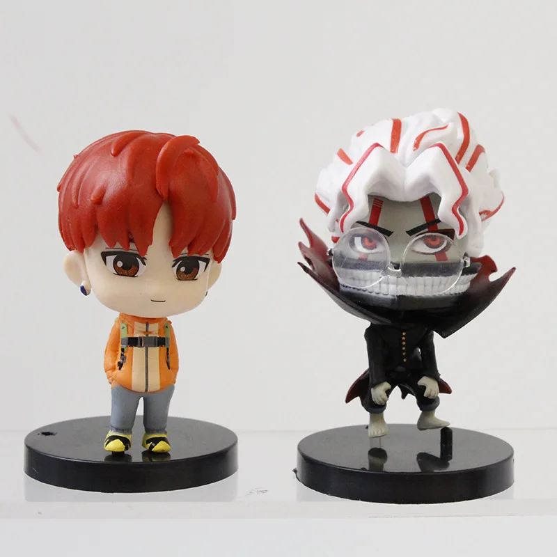 6 قطعة/المجموعة أنيمي دان دا دان الكرتون نموذج لجسم لعبة الأجهزة الطرفية البلاستيكية أرقام تمثال الحلي هدية #5