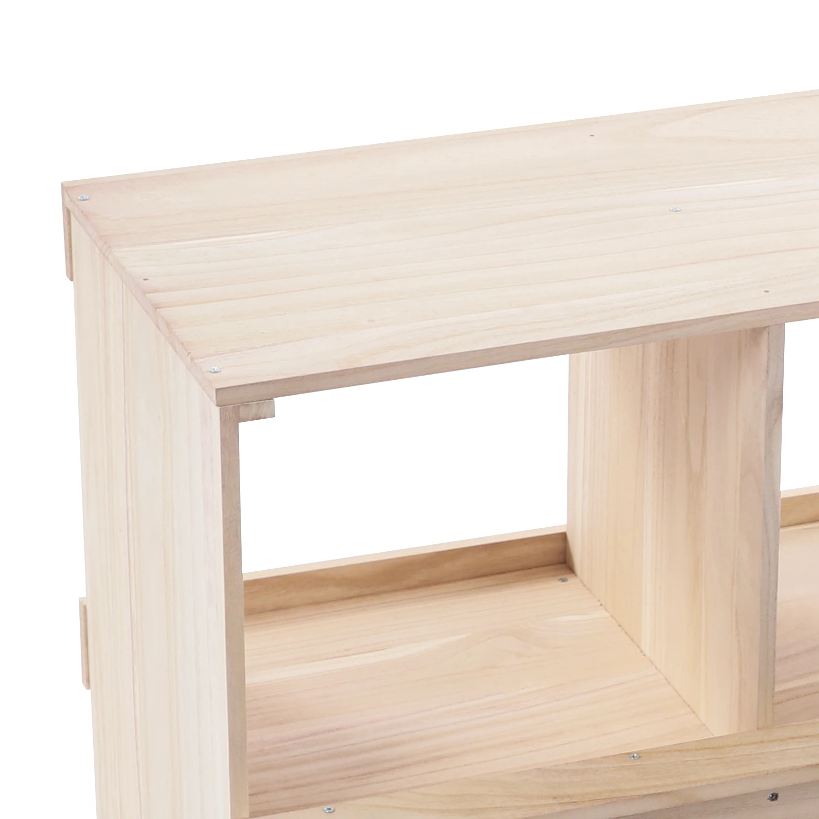 Scatole per la posa di polli a colori da 25,39 * 14,25 * 26,1 pollici, scatola per nidificazione a 4 fori, scatole per nidificazione in legno a 4 scomparti per polli