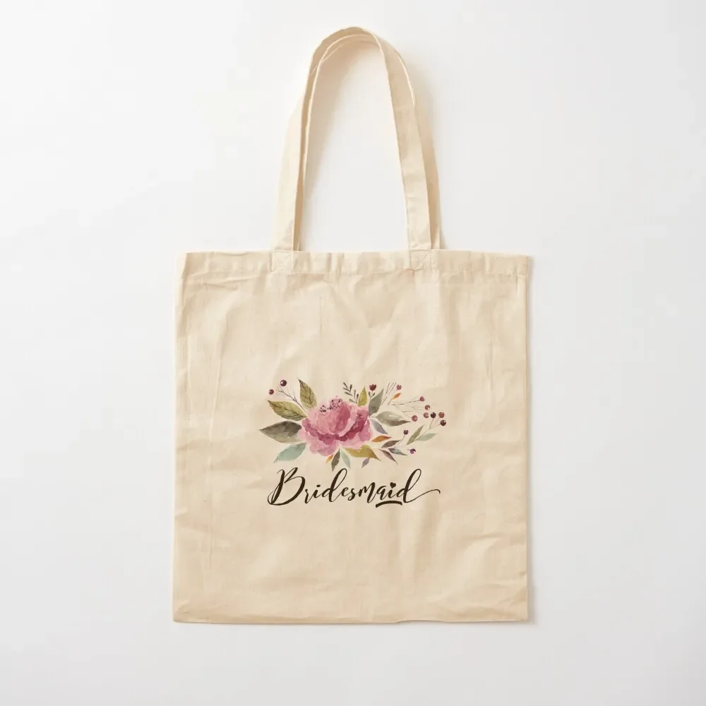 

Bridesmaid Burgundy Rose Wedding Bridal Tote Bag Lady bag tote bags men bags luxury women Tote Bag