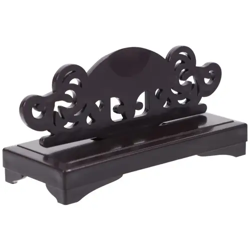 선풍기 디스플레이 스탠드 홈 데스크 장식 상점 창문 접이식 베이스 손 중국 팬, 편리한 나무 행어 장식 