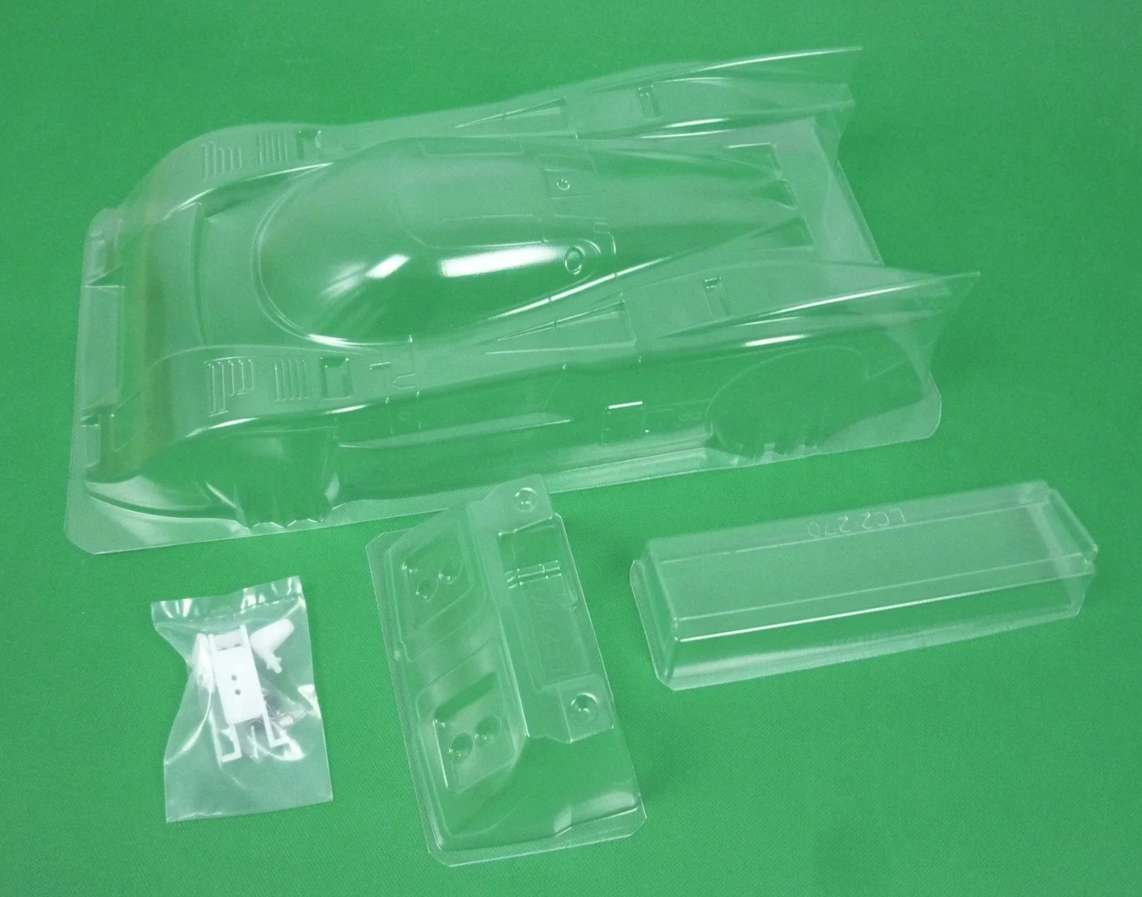 TC302 1/10 Lancia LC2 RC Drift Car Polycarbonate Clear Body Shell With Decals (257mm Wheelbase/190mm Width)