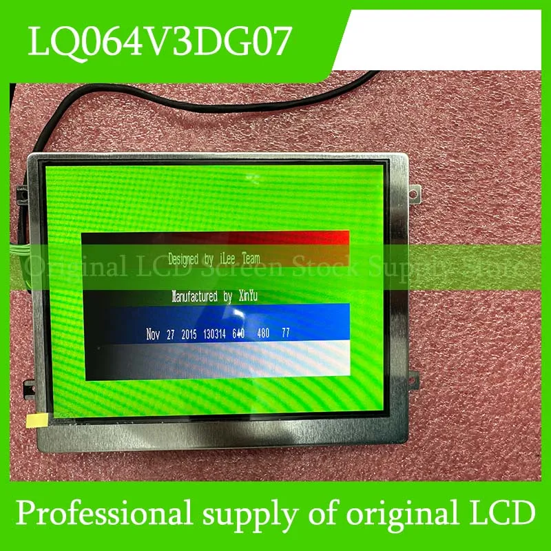 LQ064V3DG07 6.4 Inch Original LCD Display Screen Panel for Sharp Brand New and Fast Shipping 100% Tested