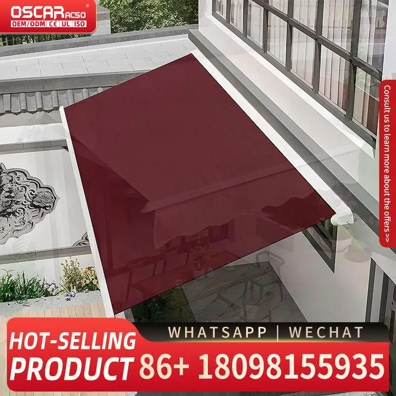 

Открытый складной моторизованный тент с дистанционным управлением для патио, сада, балкона, выдвижной тент