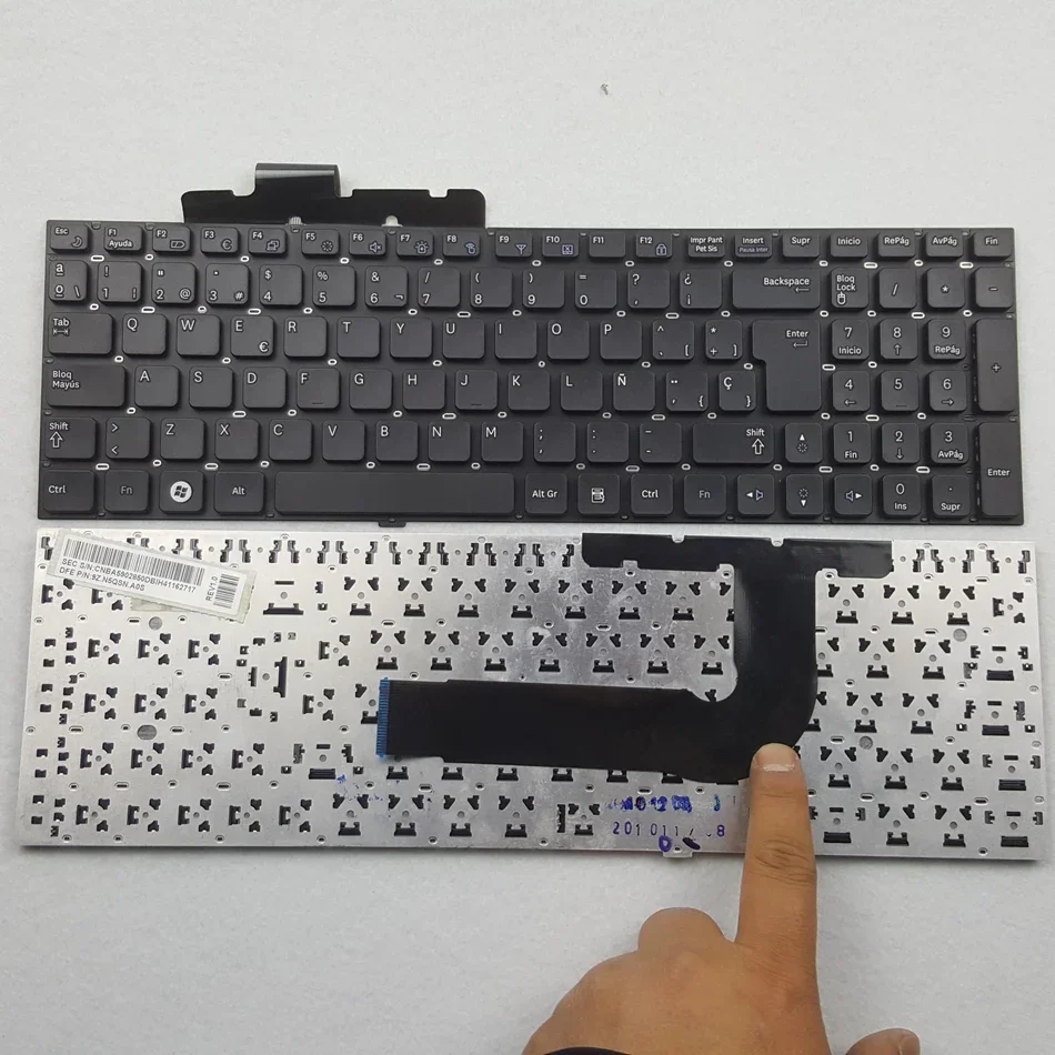 Niemcy hiszpański Laptop klawiatura dla Samsung NP-Q530 QX511 QX512 Q530 SF510 GR SP układ