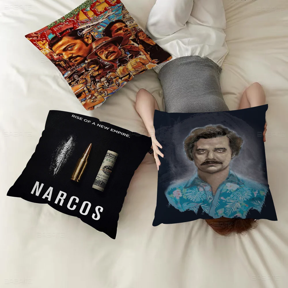 Pablo Escobar Narcos Pillow Gift Home Office Decoration Bedroom Sofa Car Cushion Cover Case 45x45