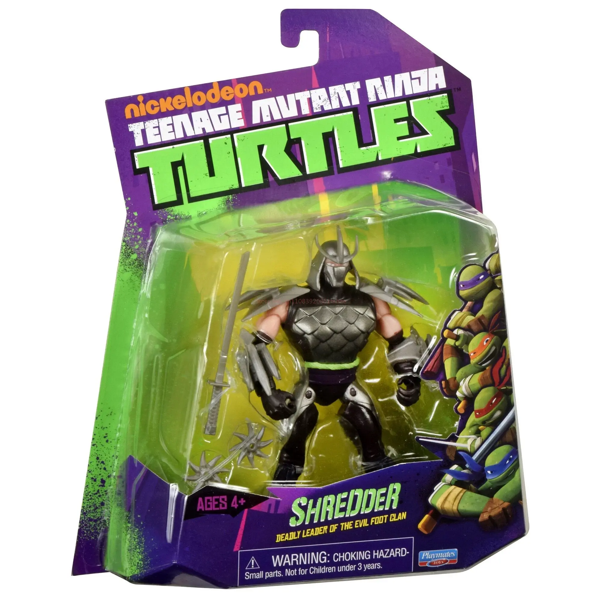 Hot Playmates Teenage Mutant Ninja Turtles Action Figures Metalhead Shredder Donatello Leonardo Toy Collection Ornaments Toy - view 6