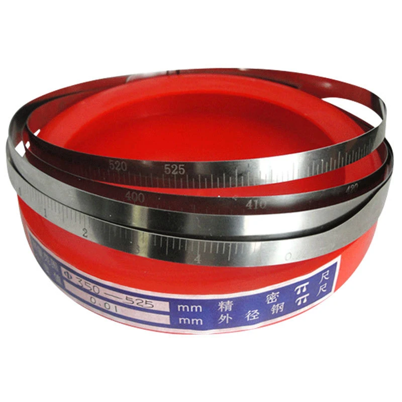 50-300-600-900-1200-1500mm Stainless Steel Precision Circumference Tape and Diameter Tape Periphery Circumference Taper PI Tape