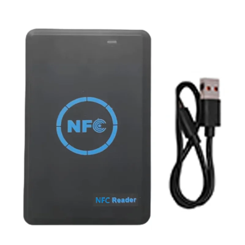 B29C-5-Band NFC Smart Chip Reader/Writer +5XCUID Keychain 125K 13.56M Copier HID Duplicator Tag Clone ID IC Keychain Key Copy