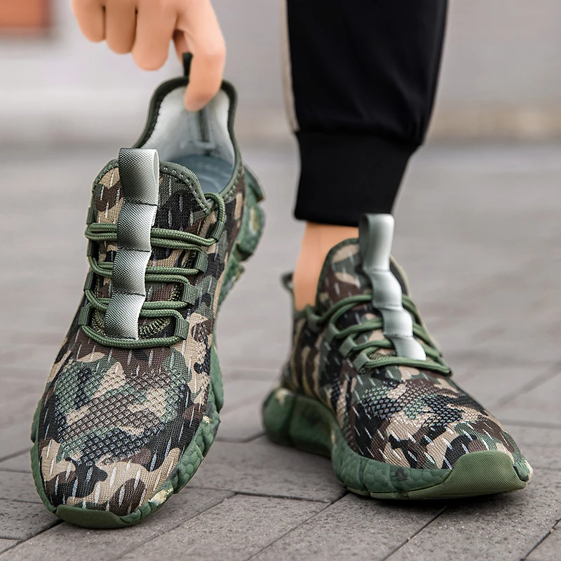 2024 Outdoor Hiking Shoes Summer Footwear Couple Men Women Trail Running Shoes Winter Camouflage Shoes Boys Atacs Camo Mountain