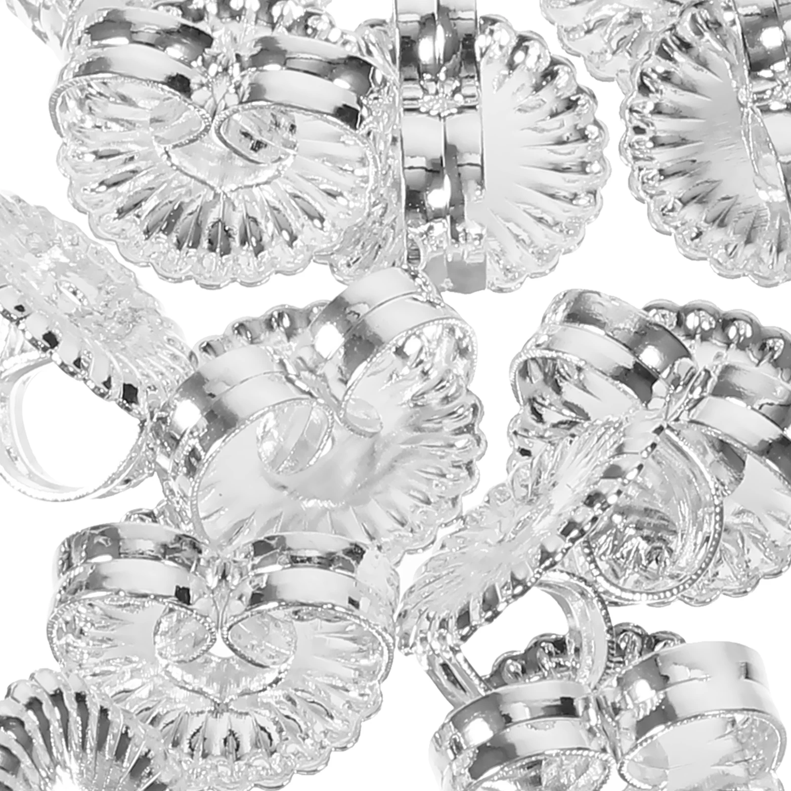 

20pcs Secure Protective Stoppers Earring Backs For Heavy Earring Replacement Screw Backs For Heavy Earrings Jewelry Accessories