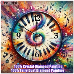 2024 New Fairy Dust Diamond Painting Music Drum kit Full Crystal Embroidery Rhinestones Picture Mosaic Cross Stitch Home Decor