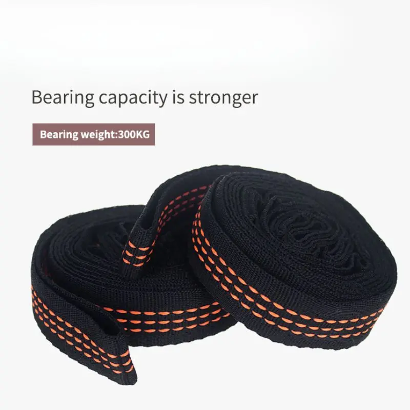 Outdoor Hammock Special Strap Multi Ring Set Tree Strap Hammock Rope High-strength Polyester Nylon Tree Strap