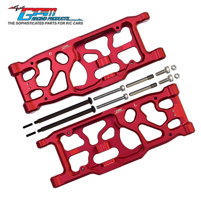 Bras inférieurs arrière en aluminium GPM pour ARRMA 1/5 Outcast 8S Kraton 8S ARA110002T1, livraison rapide et pas de souci après-vente