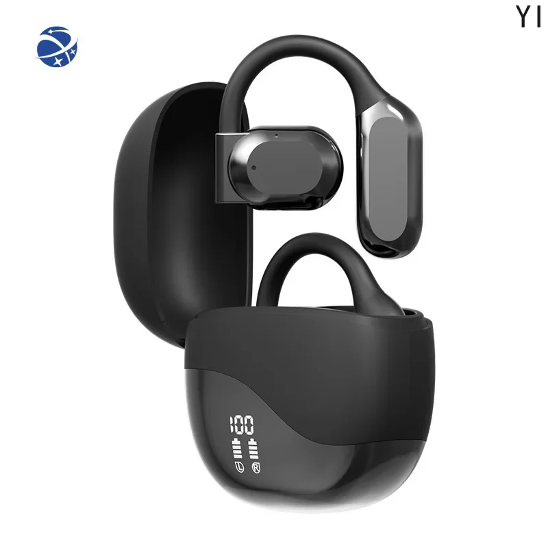 YYHC S190 TWS Wireless Bluetooth Headset Mini Digital Display High-Appearance Level High-Power Motion Noise Cancelling Universal