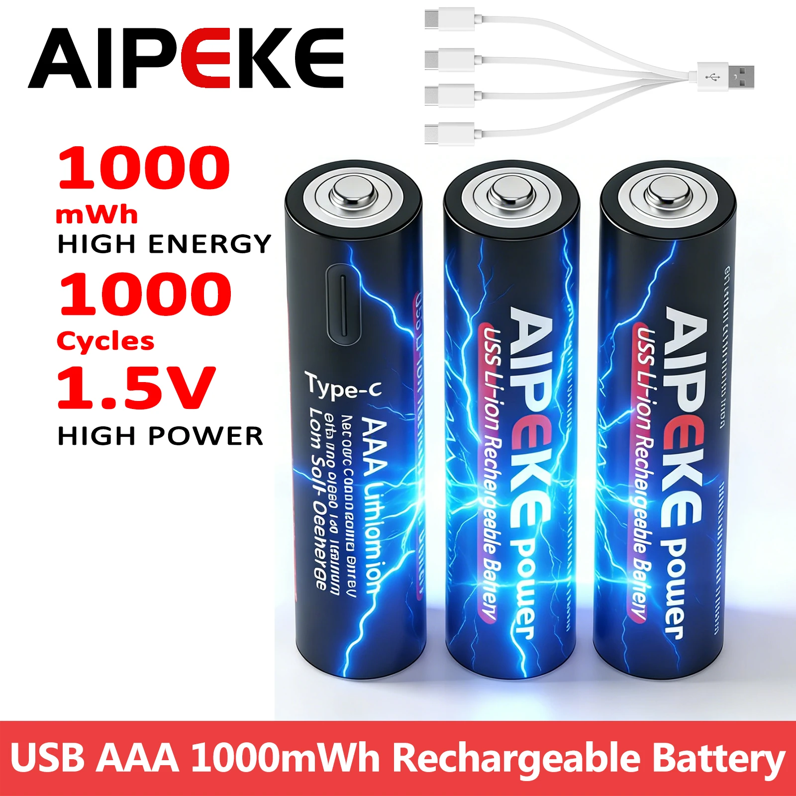 Aipeke Usb Aaa Rech…