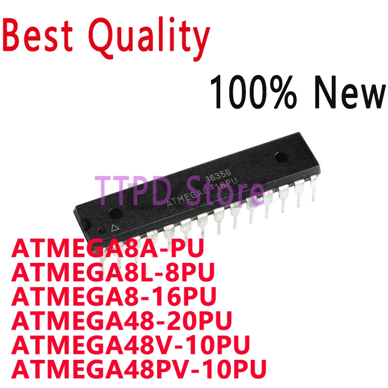 1/PCS New Original ATMEGA8A-PU ATMEGA8L-8PU ATMEGA8-16PU ATMEGA48-20PU ATMEGA48PA-PU ATMEGA48V-10PU ATMEGA48PV-10PU In Stock