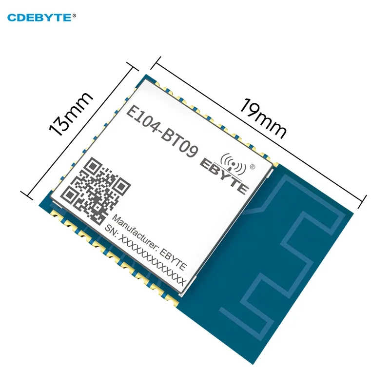 4PCS TLSR8208B BLE 5.0 Bluetooth to Serial Port Module CDEBYTE E104-BT09 11.5dBm Low Power Consumption Slave Role Module