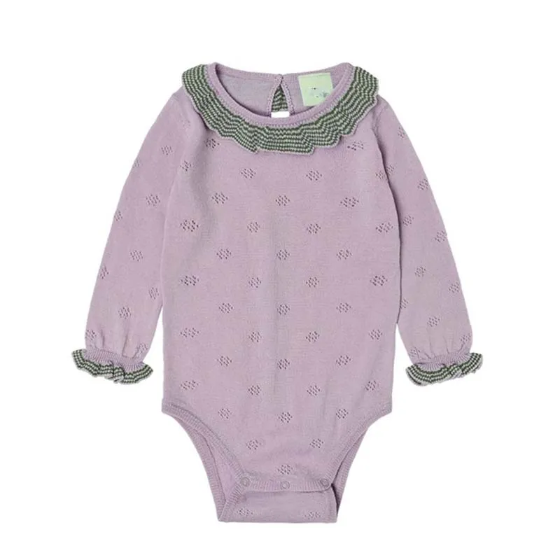 PER-SALE 2025 Autumn Girls Romper Girls Knitted Checkered Overalls Baby Girls Wool Romper Winter Clothes Kids Boys Overalls