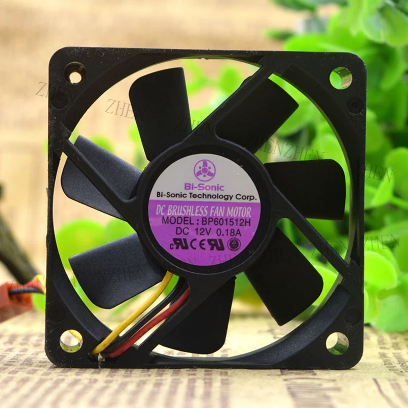

S New for Bi-Sonic BP601512H 6015 12V 0.18A 2-Wire Cooling Fan#QW