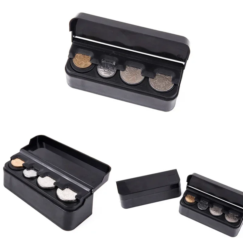 Carsun Brand New 1Pc Car Organizer Rolls Plastic Pocket Telescopic Dash Coins Case Storage Box Holder Container Black