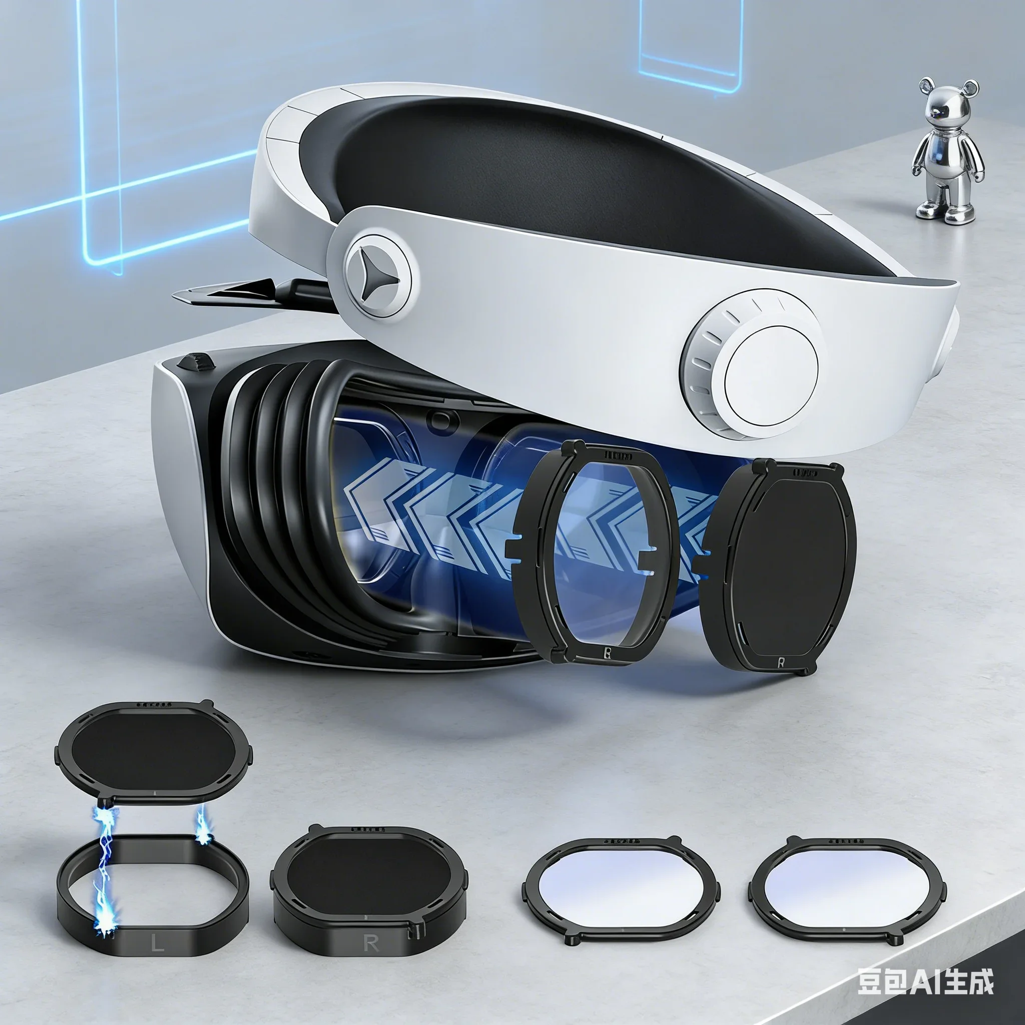 

VR-линзы по рецепту для PS VR2 с защитой от синего света, магнитные линзы для защитной рамки, устойчивые к царапинам защитные линзы