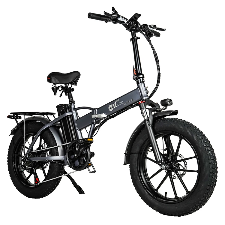 

750W Adult Folding Electric Bicycle 48V 15AH Lithium Battery Mountain Electric Bicycle with 7-speed Gear Aluminum Frame
