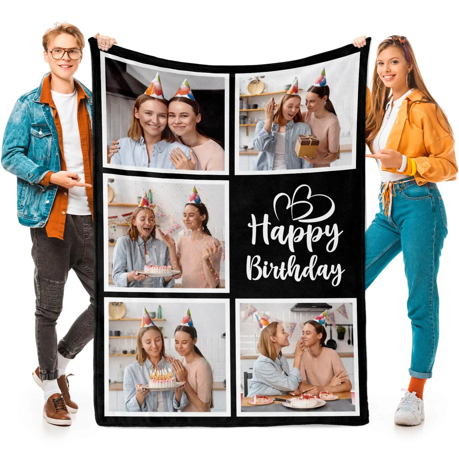 Custom Blankets with Photo, Personalized Blanket Using My Own Photo, Customized Blankets with Pictur #1