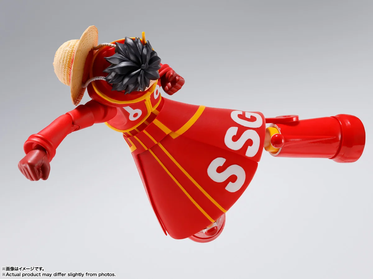 

In Stock BANDAI Original Model SHF One Piece Monkey D Luffy Future Island Egghead Action Figure Toy