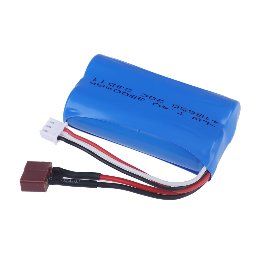 おもちゃ,車,アップグレードバッテリー7.4v,3500mah,18650,q46 wltoys,10428, 12428, 12423 rc,充電器付きスペアパーツ,2s