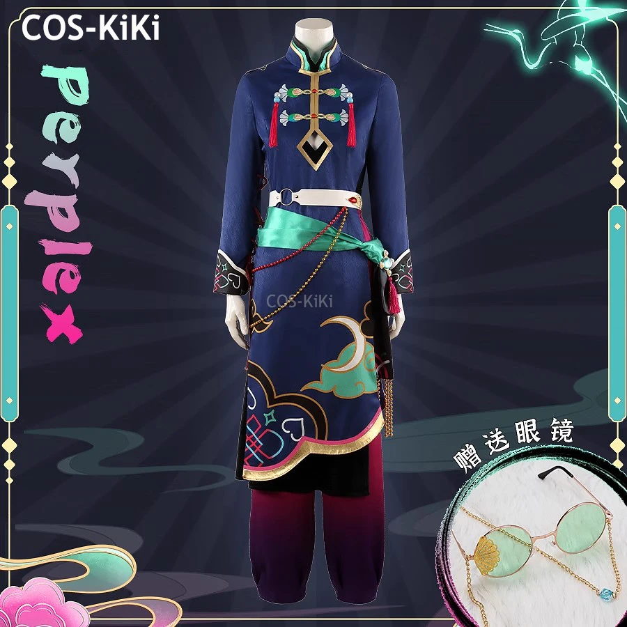 COS-KiKi Ensemble Stars New Cross Perplex Saegusa Ibara/Hakaze Kaoru/Narukami Arashi Game Suit Cosplay Costume Halloween Outfit