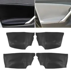 For Toyota Verso 2009 2010 2011 2012 2013 2014 2015 4PCS Microfiber Leather Interior Door Armrest Panel Cover Protective Trim