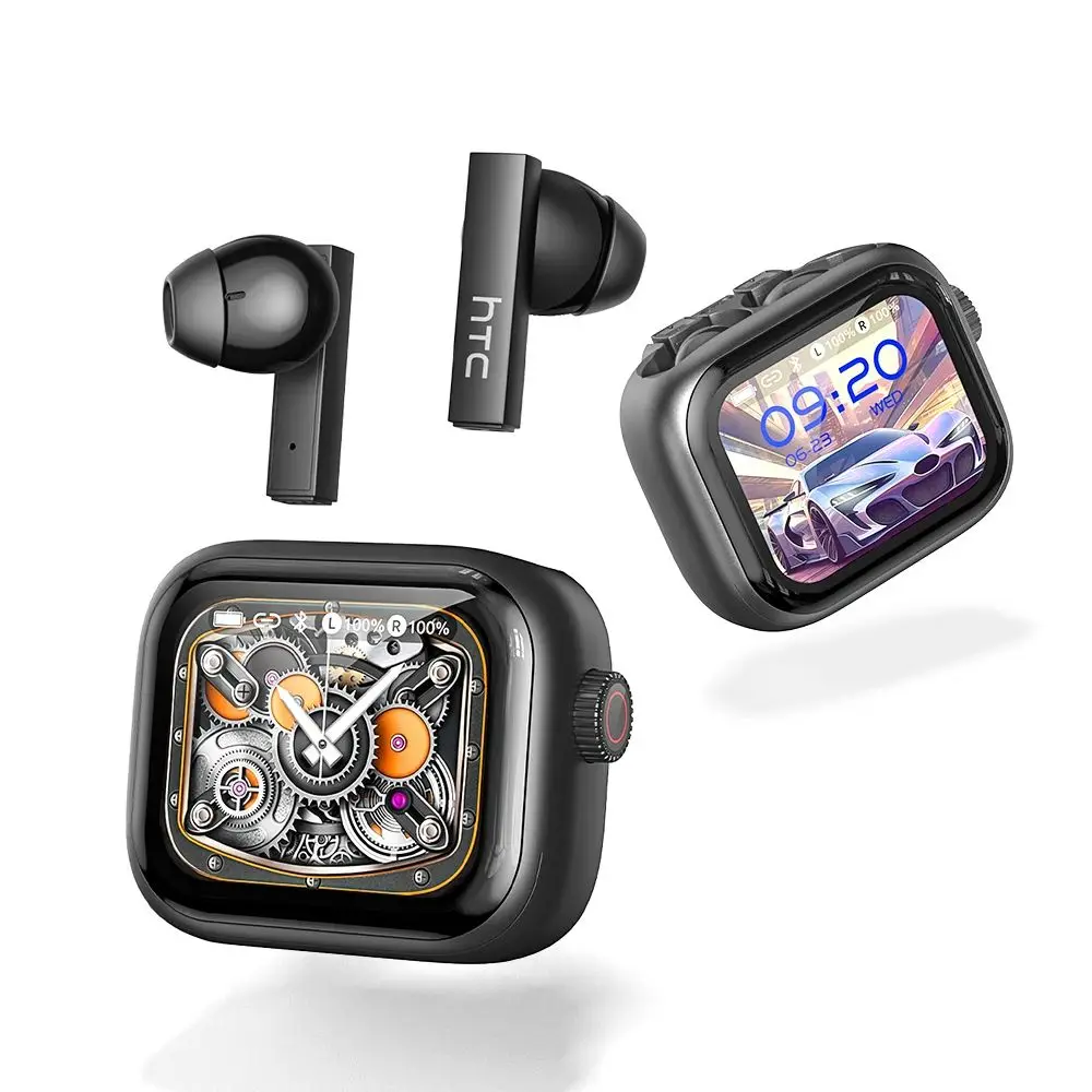 Słuchawki Bluetooth 5.2 TWS HTC Bezprzewodowe Słuchawki Sportowe z Mikrofonem Wyświetlacz LCD Full HD Sterowanie Muzyką Zestaw Słuchawkowy — zdjęcie produktu 7